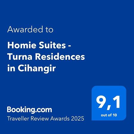 Homie Suites - Turna Residences In Cihangir Istanbul Eksteriør billede