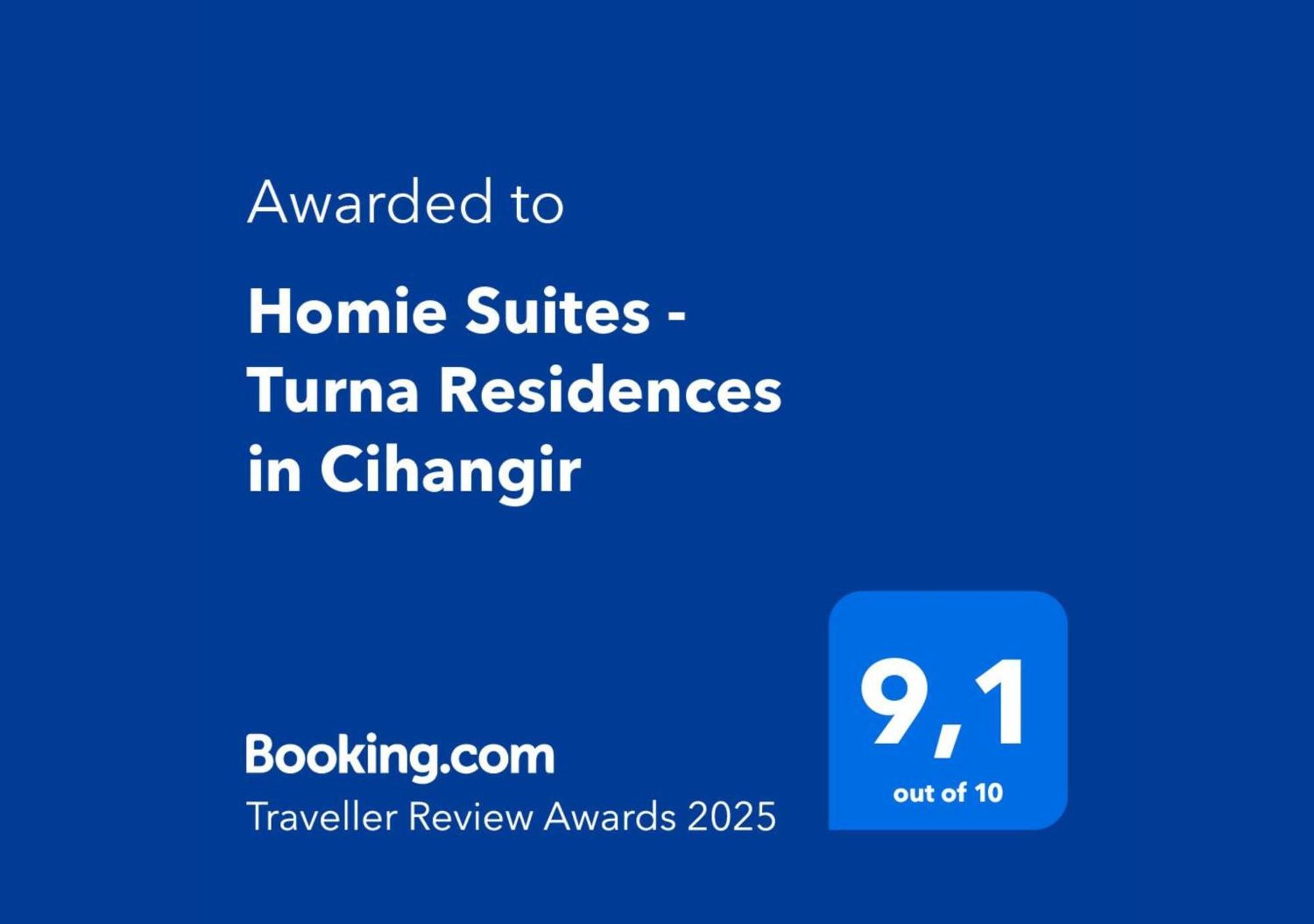 Homie Suites - Turna Residences In Cihangir Istanbul Eksteriør billede